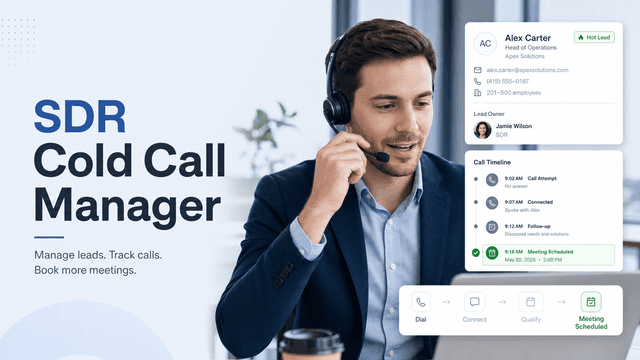 SDR Cold Call Manager