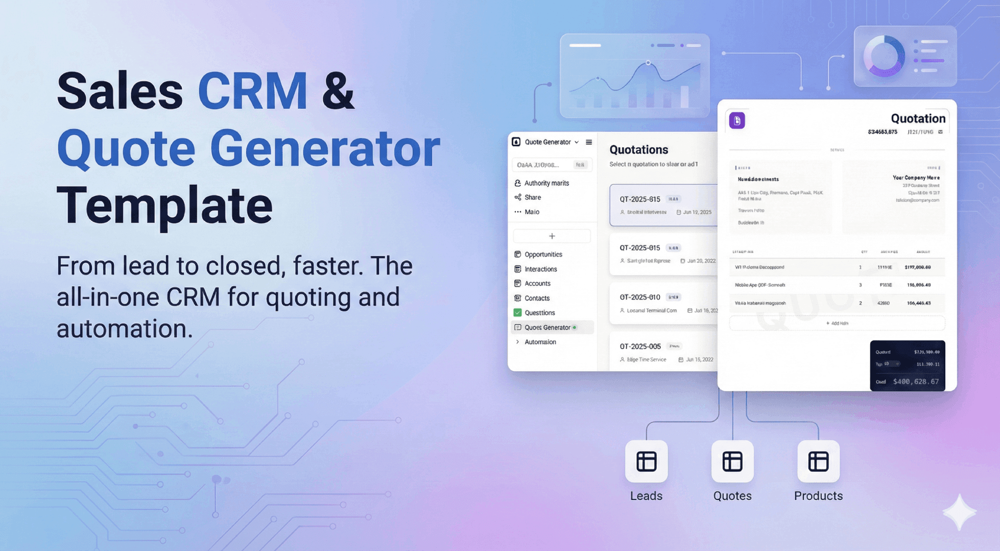نظام CRM بسيط للعملاء