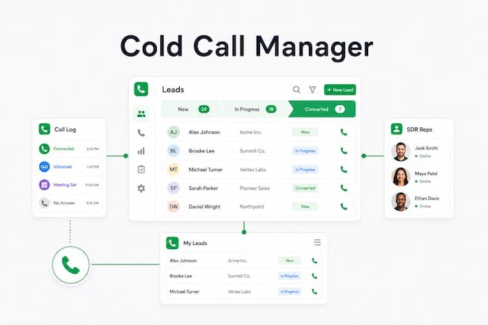 SDR Cold Call Manager