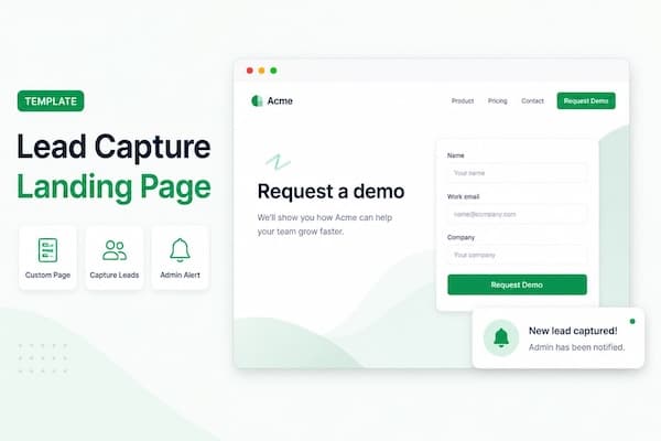 Leads Landing Page