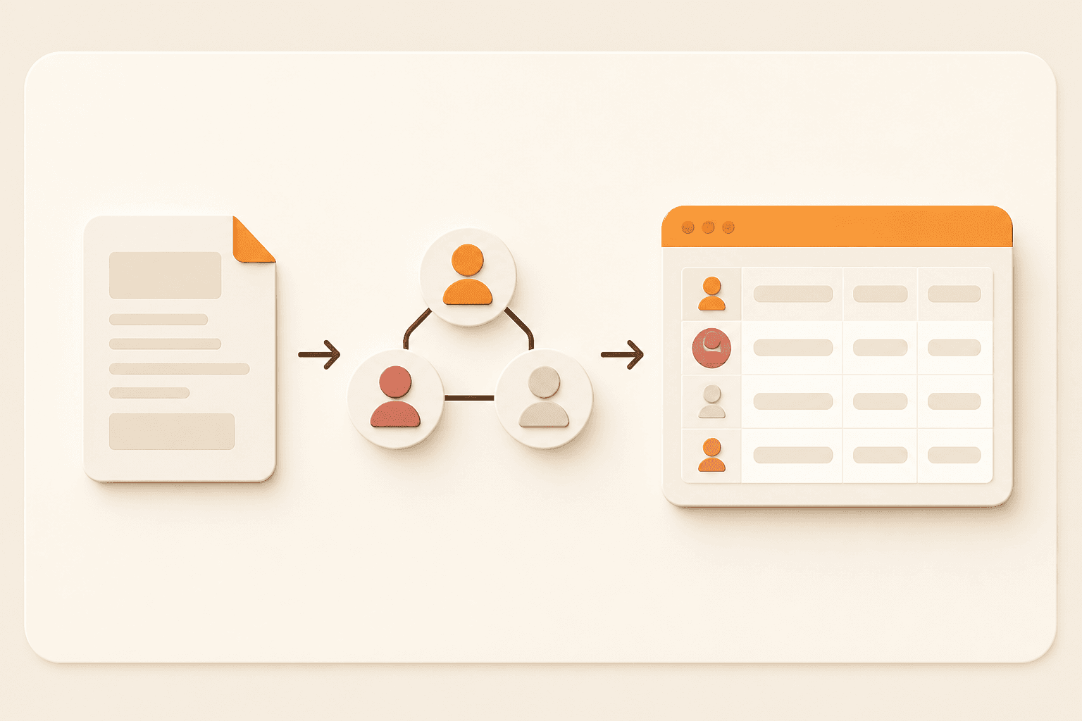Turn your influencer brief into a shortlist you can filter and manage.